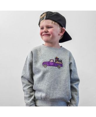  Mardi Gras Truck Patch Sweatshirt - Little Kid