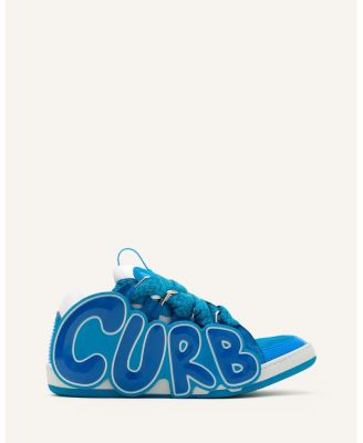  Unisex Curb Patch Sneakers In Leather