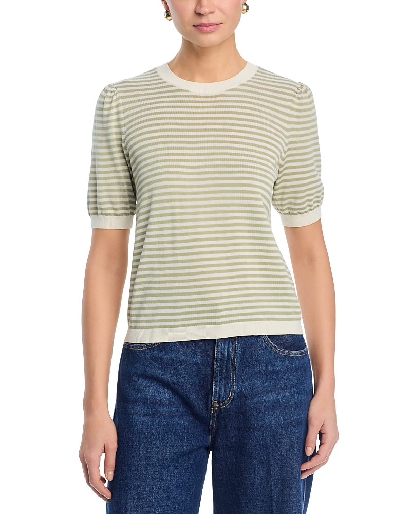 Frame The Striped Gather Sweater