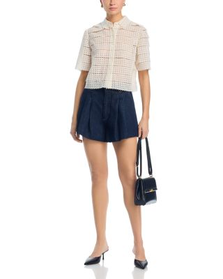 The Lattice Crochet Top