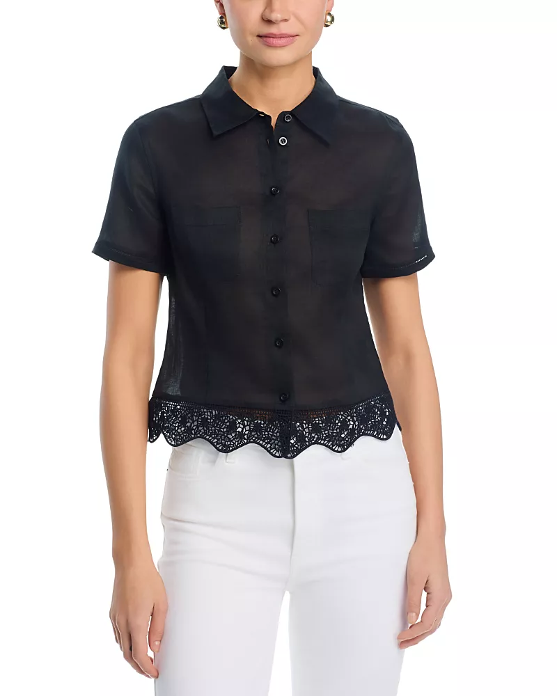Frame The Embroidered Seaside Shirt