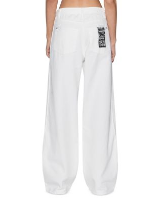 Low Rider Trak Blanc Jeans in White