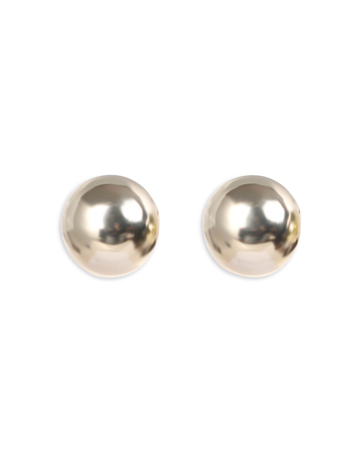 Aqua Button Stud Earrings - Exclusive