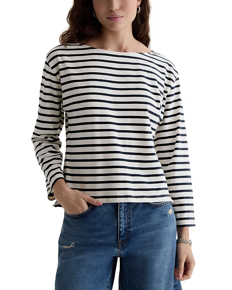 Ag Annie Boat Neck Long Sleeve Tee