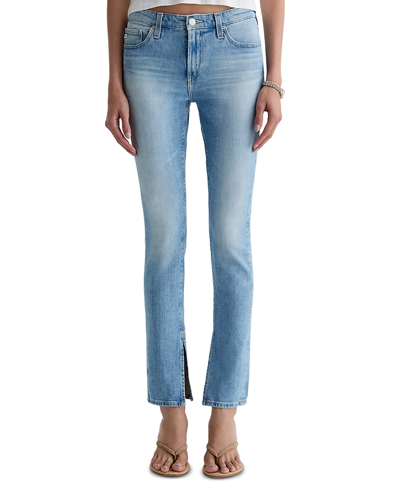 Ag Prima Mid Rise Slim Straight Jeans in Cruiser
