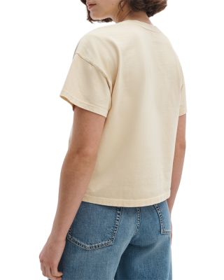 Distressed Washed Kelly Boxy Tee