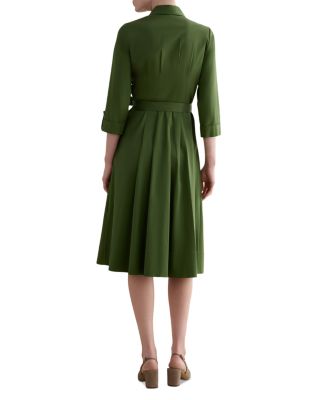 Brigitta Button Front Midi Dress