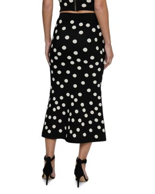 Mae Polka Dot Flare Skirt