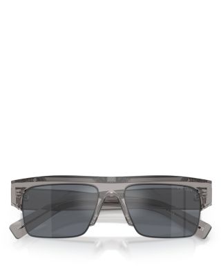 PR Rectangular Sunglasses, 55mm