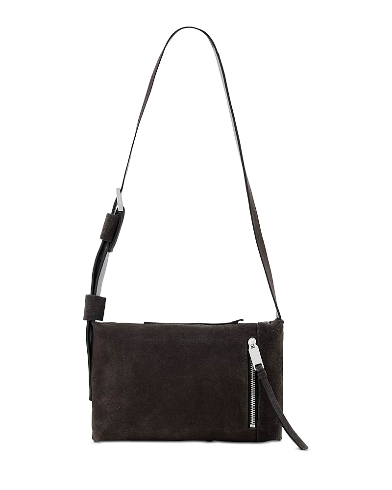 Allsaints Alba Small Suede Crossbody Bag Allsaints Alba Small Suede Crossbody Bag