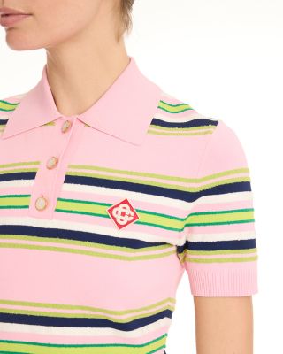 Stripe Fitted Polo