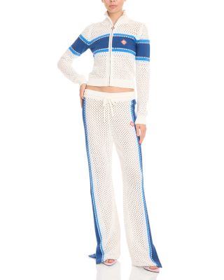 Mesh Stripe Pants