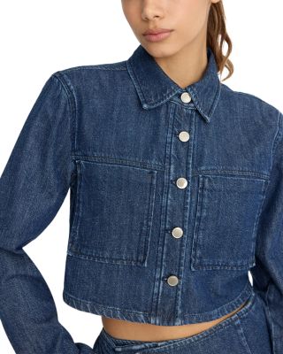 Denim Cropped Jacket