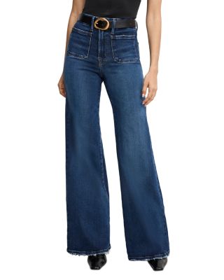 Soft Tech Palazzo Jeans in Indigo511