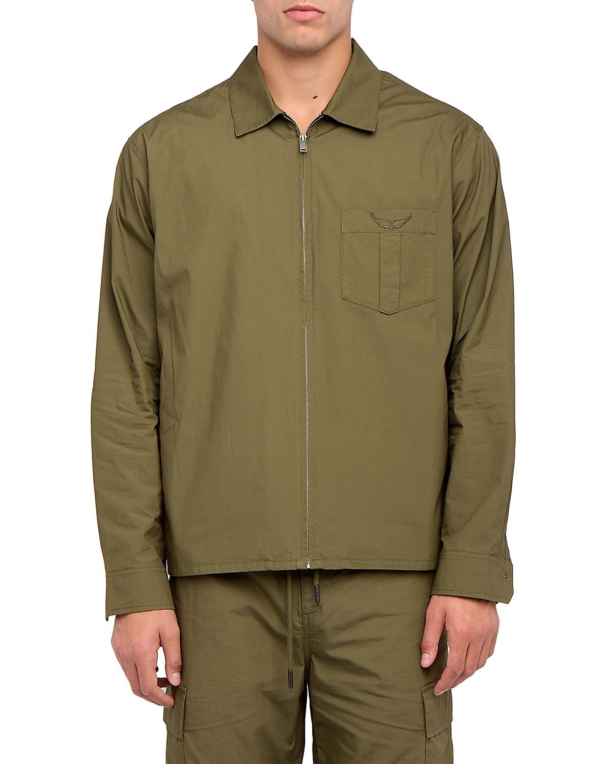 Zadig & Voltaire Suzy Light Cotton Pocket Shirt