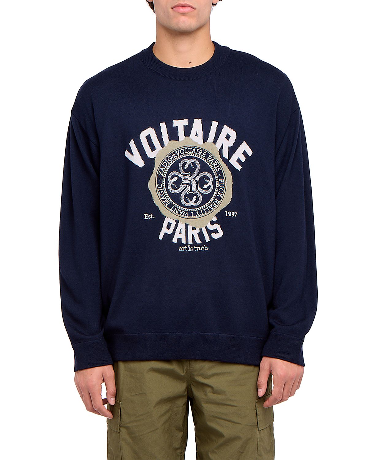 Zadig & Voltaire Swonny Logo Crewneck Sweatshirt