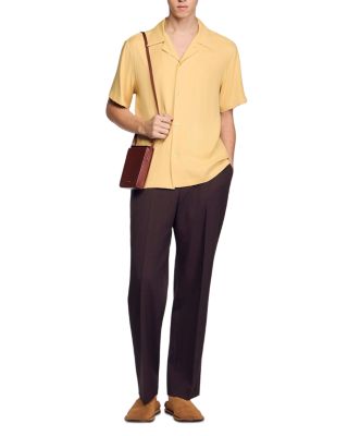 Loose Fit Shark Collar Shirt