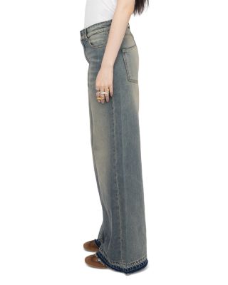 Eli High Rise Wide Leg Jeans in Light Blue 