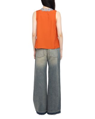 Tasao Silk Camisole Top