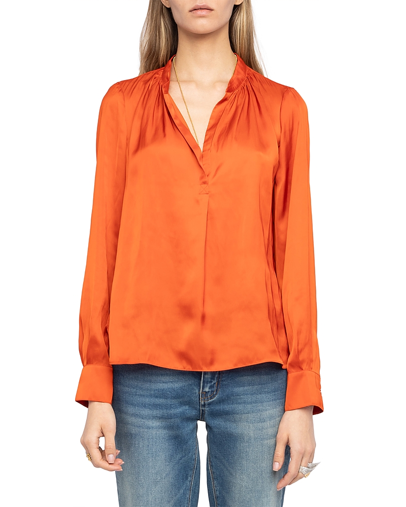 Zadig & Voltaire Tink Satin Blouse