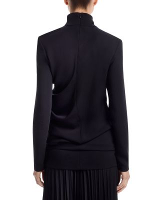 High Neck Twist Blouse