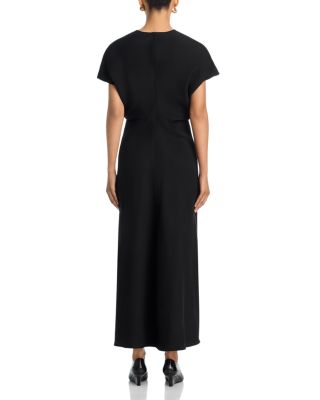 Slouch Waist Wool Dress