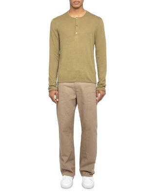 Signature Regular Fit Linen Henley  