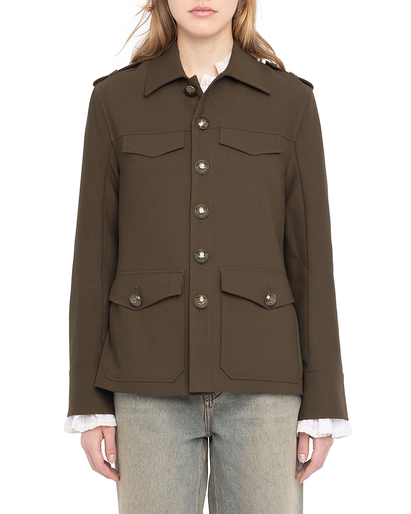 Zadig & Voltaire Veraman Button Front Blazer
