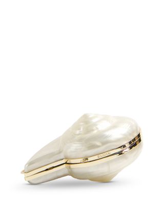 Marion Imitation Pearl Shell Clutch
