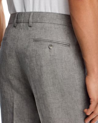 D&eacute;lav&eacute; Linen Slim Fit Suit Pants