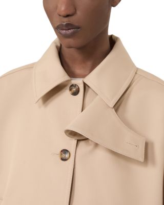 Mxapaggio Albino Cropped Cape Jacket