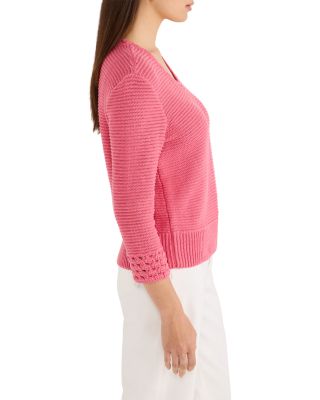 Edged Pop Stitch Sweater 