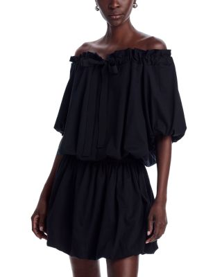 Volume Mini Jersey Dress