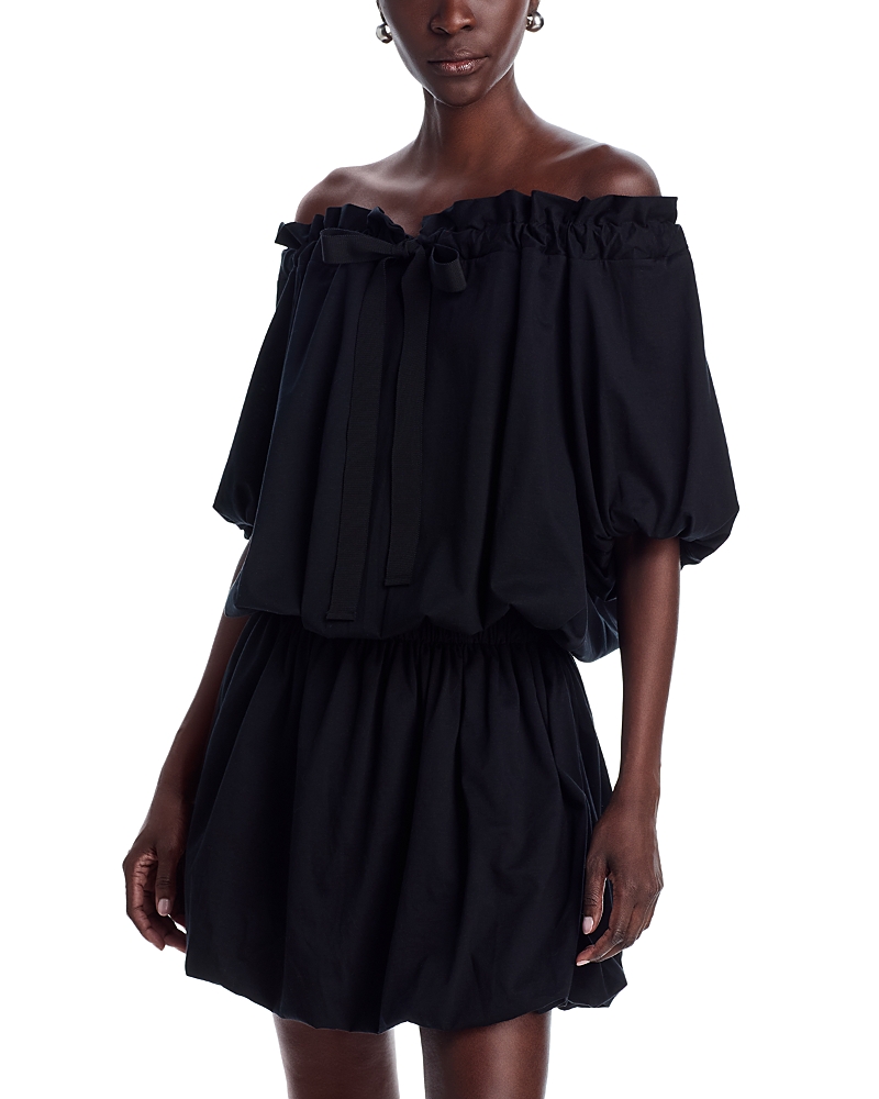 Patou Volume Mini Jersey Dress