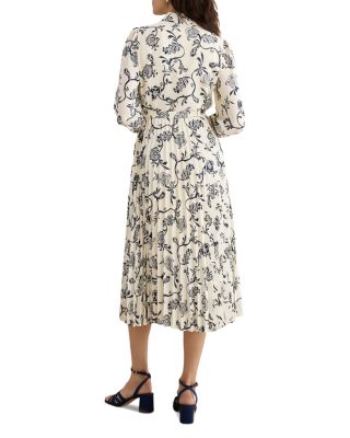 Ashleen Paisley Belted Midi Dress