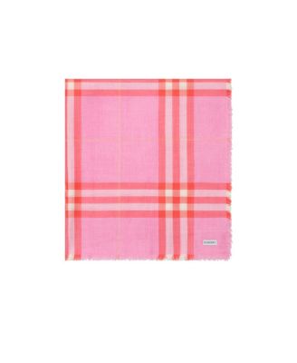  Reversible Check Wool Silk Scarf