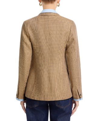 Frank Poplin Plaid Blazer