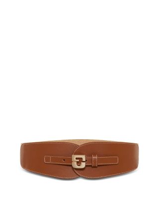 Women's Olympe Wide Leather Belt