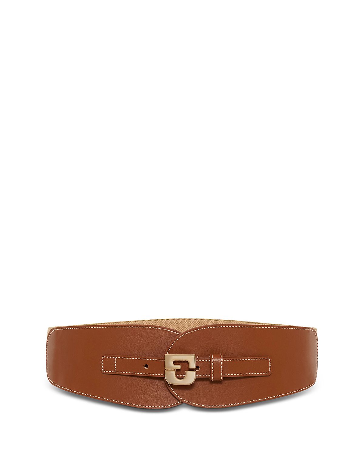 Gerard Darel Women's Olympe Wide Leather Belt