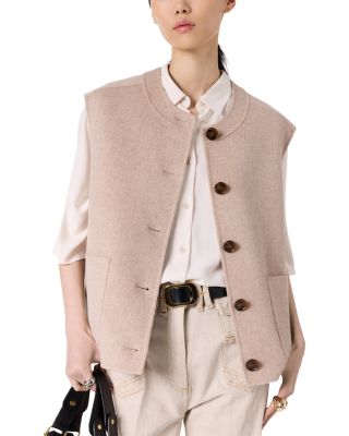 Talmine Wool Buttoned Vest