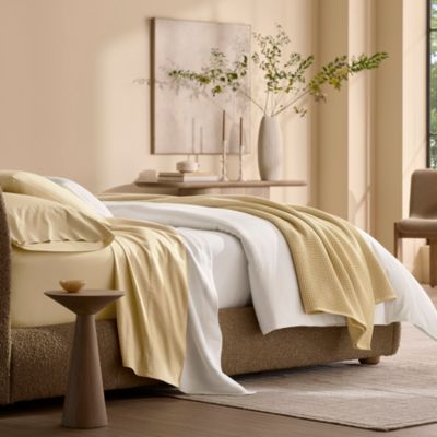 Signature Organic Cotton Hemmed Sheet Set, Twin