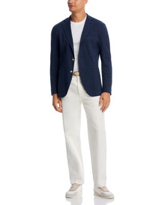 Herringbone Cotton Jersey Soft Jacket