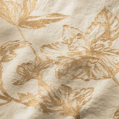 Etched Peony Decorative Lumbar Pillow Cover & Insert