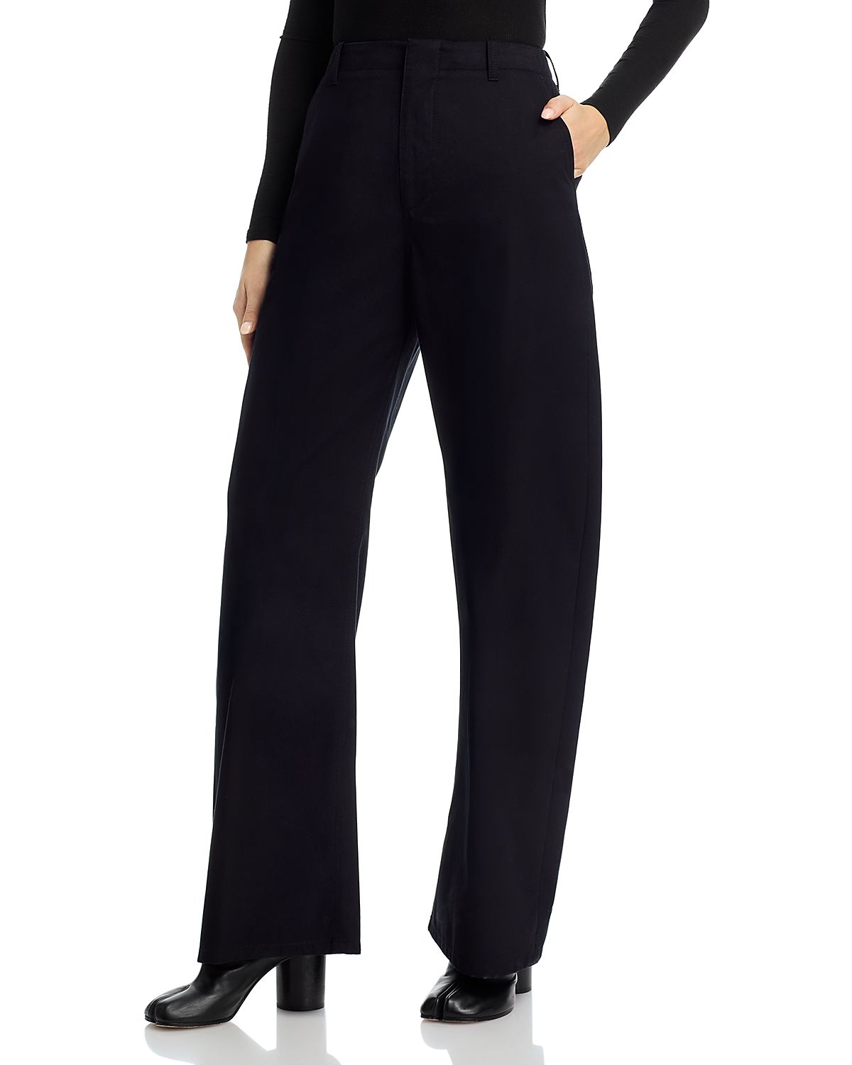 MM6 Maison Margiela Cotton Barrel Leg Pants