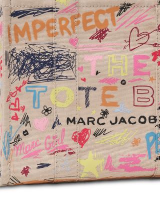 The Punk Scribble Canvas Medium Tote Bag