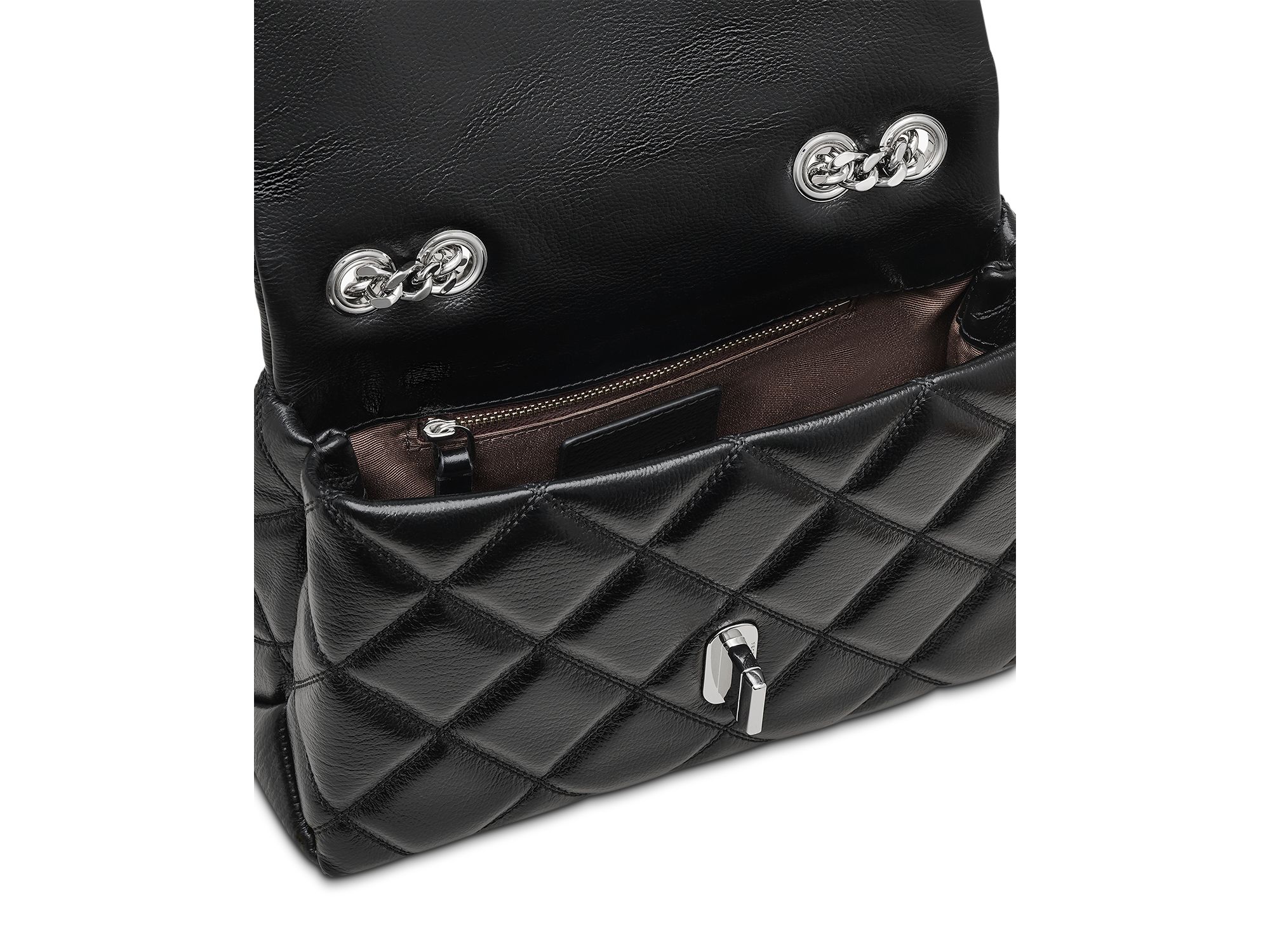 The Quilted Slim Dual Convertible Shoulder Bag — Image 4