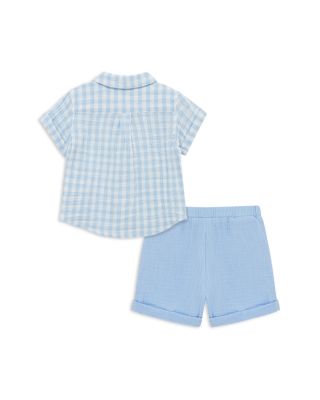 Boys' Check Shirt & Shorts Set - Baby
