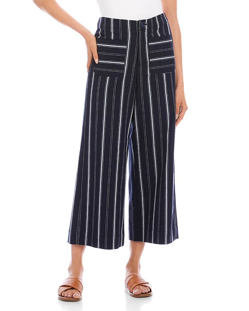 Karen Kane Cropped Wide Leg Pants