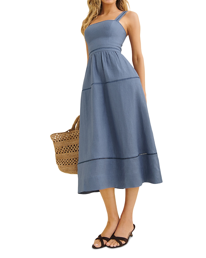 Reformation Everett Linen Dress