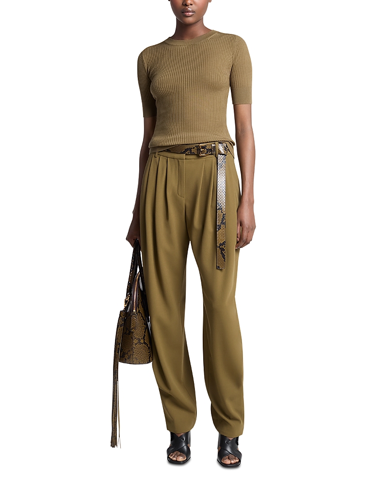 Michael Kors Collection Pleated Barrel Pants
